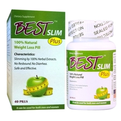 Viên giảm cân Best Slim Plus, Hộp 40 viên