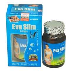 Viên uống giảm cân Eva Slim Collagen USA, Hộp 30 viên