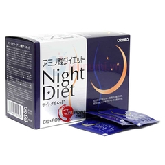 Viên uống giảm cân Night Diet Orihiro Nhật Bản, Hộp 60 gói