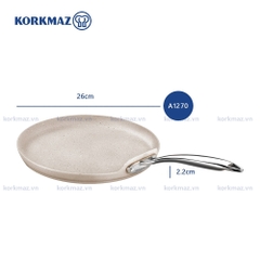 Chảo chống dính Korkmaz Granita làm bánh 26cm - A1270