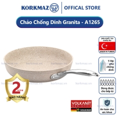 Chảo chống dính bếp từ Korkmaz Granita 2.5 lít - Ø26cm - A1265