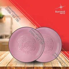 Combo 2 đĩa soup thủy tinh Hya Purple 23 màu tím - Bormioli Rocco