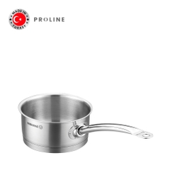 Quánh inox nấu bếp từ cao cấp Korkmaz Proline 1.5 lít không nắp - Ø16x7.5cm -  A1156