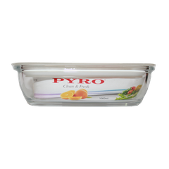Khay nướng thủy tinh chịu nhiệt PYRO 1000ml (tặng kèm nắp nhựa)