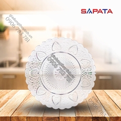 Đĩa thủy tinh đựng trái cây 25cm - SAPATA