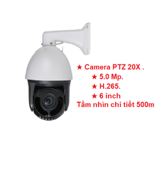 Camera PTZ  ID336MS Zoom 20X -Độ phân giải 5.0 Mp
