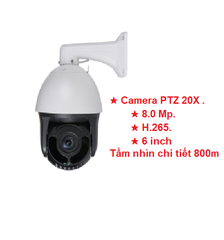 Camera PTZ  ID336MS Zoom 20X -Độ phân giải 8.0 Mp