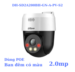 Camera wifi Dahua 2.0mp PTZ DH-SD2A200HB-GN-A-PV-S2 ( dùng poe )