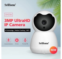 Camera Wifi Srihome SH036 3.0mp có màu