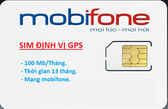 Sim Mobifone dùng cho định vi GPS 13 tháng.
