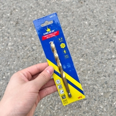 Lẻ: 1 mũi khoan inox chuôi lục giác KingBlue KBY3 kích thước 3 - 5.5mm