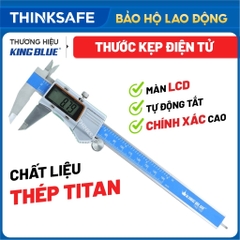 Thước kẹp cơ/ Thước kẹp điện tử KingBlue TK/ TKE dài 150 - 200mm chất liệu thép, Đo chiều sâu, độ cao, độ dài bề mặt