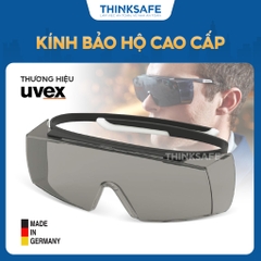 Kính bảo hộ cao cấp Uvex Super OTG chống bụi, chống tia UV, đeo cùng kính cận, chống mờ sương Kính chống bụi đi đường
