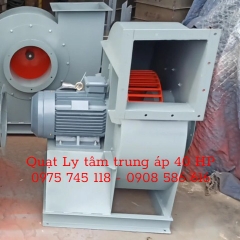 Quạt ly tâm trung áp 40HP (Chuyên hút mùi, khói, nhiệt)