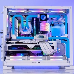 Quạt tản nhiệt LIAN-LI UNI Fan SL 120 V2 Triple White (LED ARGB - Fan ghép nối không dây ,điều tốc PWM)