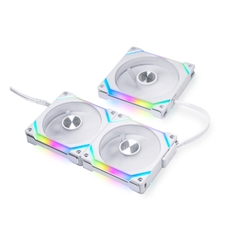 Quạt tản nhiệt LIAN-LI UNI Fan SL 120 V2 Triple White (LED ARGB - Fan ghép nối không dây ,điều tốc PWM)