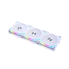 Quạt tản nhiệt LIAN-LI UNI Fan SL 120 V2 Triple White (LED ARGB - Fan ghép nối không dây ,điều tốc PWM)