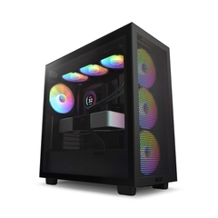 VỎ MÁY TÍNH NZXT H7 FLOW RGB ALL BLACK (MID TOWER/MÀU ĐEN)