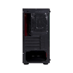 Vỏ máy tính (Case) MIK Nexus M - Black/Red (Hỗ trợ Main ITX, mATX)