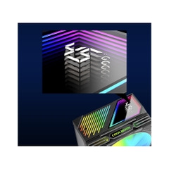 TẢN NHIỆT KHÍ 4 ỐNG ĐỒNG COOLMOON GT400 ARGB - BLACK (MÀU ĐEN/LED VÔ CỰC/ HIỂN THỊ NHIỆT ĐỘ)