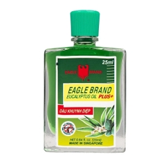 Dầu Khuynh Diệp Eagle Brand BST's Eucalyptus Oil PLUS + 25ml Singapore Chuẩn USA Chống Muỗi 8 Tiếng