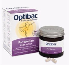 Viên uống Optibac For Women bổ sung lợi khuẩn hỗ trợ sức khỏe nữ giới (30 viên) Anh Quốc