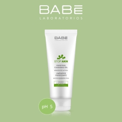 Sữa rửa mặt BABE Stop AKN Purifying Cleansing Gel cho da dầu mụn