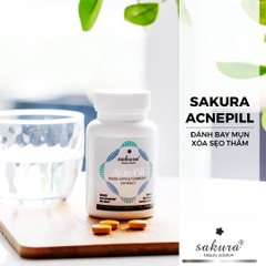 Viên uống giảm mụn, mờ thâm Sakura AcnePill