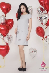 3D2855 - ĐẦM SUÔNG NGẮN TAY