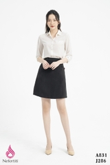 2A831 - ÁO SƠ MI TRẮNG TÚI NGỰC