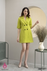 3MT157 - ÁO MĂNG TÔ MÀU NEON TRẺ TRUNG