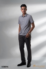 1SM096 - SƠ MI KẺ NGẮN TAY