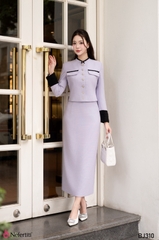 3BJ310 - BỘ DẠ TWEED TÍM