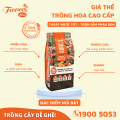 GIÁ THỂ TRỒNG HOA CAO CẤP - 20L