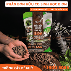 PHÂN BÓN HỮU CƠ SINH HỌC BION - 1KG