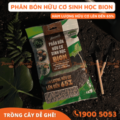 PHÂN BÓN HỮU CƠ SINH HỌC BION - 1KG