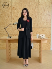 Áo vest 1 lớp màu đen