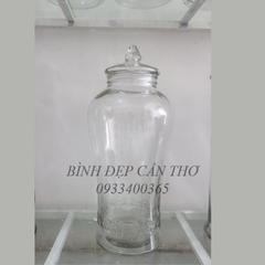 Bình thủy tinh 15 lít chân mây ngâm rượu sâm