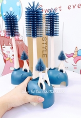 Cọ rửa bình Silicon Bottle Brush set