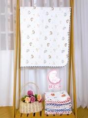 Khăn tắm cotton in hình xuất Nhật 90x90