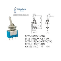 Công Tắc Gạt 3 Chân MTS-103 3A/250V