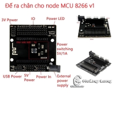 Đế Ra Chân ESP8266 NodeMCU Lua V3 CH340