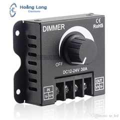 Mạch Dimmer 12V 24V Điều Chỉnh Độ Sáng Đèn Led 30A