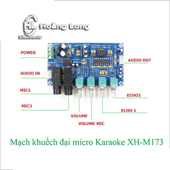 Mạch Khuếch Đại Micro Karaoke XH-M173