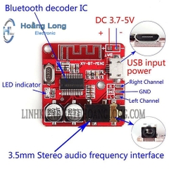 Mạch Giải Mã Âm Thanh Mp3 Stereo Bluetooth 4.1 XY-BT Mini