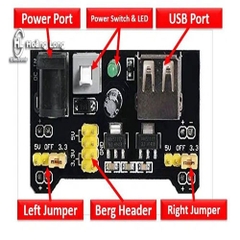 Mạch Cấp Nguồn 5V Breadboard V2