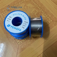 Thiếc Hàn PengFa Loại Tốt 0.6mm Sn63 Pb37 100g (Solder Wire)