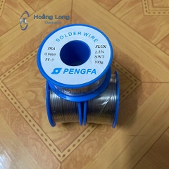 Thiếc Hàn PengFa Loại Tốt 0.6mm Sn63 Pb37 100g (Solder Wire)