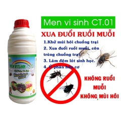 Men Vi Sinh TC.01 - Xua đuổi ruồi muỗi - Khử mùi chuồng trại