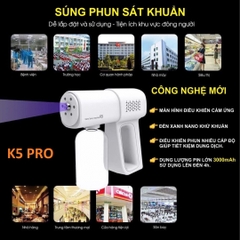 Súng Phun Diệt Khuẩn K5 Pro